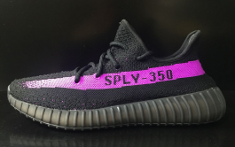 yeezy Boost 350 V2 男女时尚休闲运动鞋慢跑鞋 真标真爆 黑紫