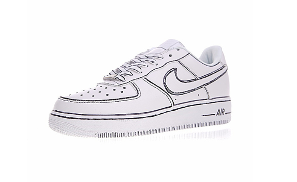 空军一号低帮板鞋 Air Force 1鞋涂鸦